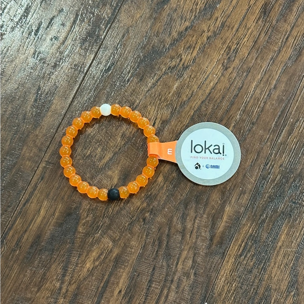 Lokai Orange Bracelet Size M